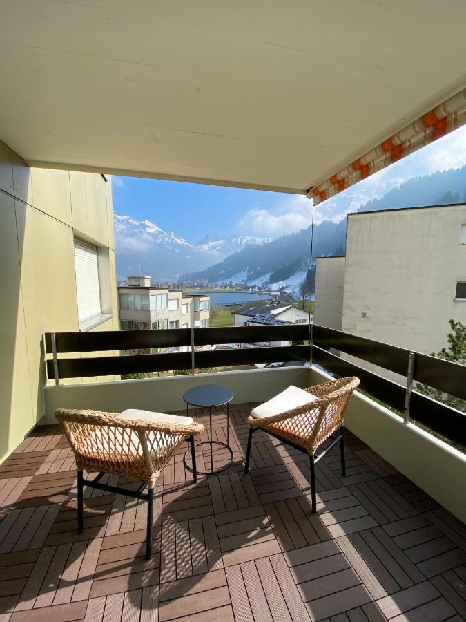 Wunderstay Alpine 203 Chic Studio With Balcony, Mountain And Lake View Engelberg Dış mekan fotoğraf